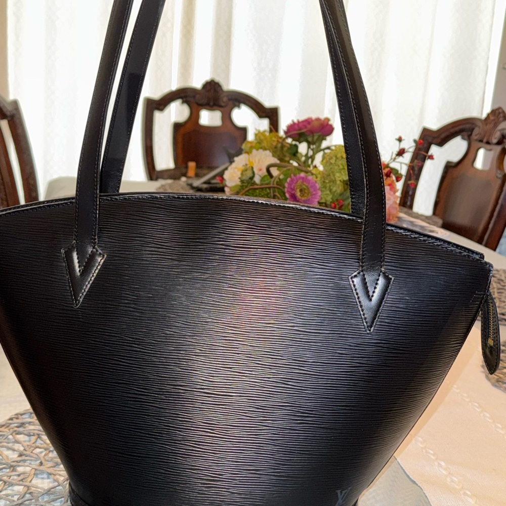 Louis Vuitton Black Epi Saint Jacques Tote Bag